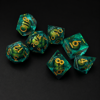 Emerald Dragons Eye - Liquid Core Eye