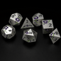 Iron Purple Cherry Blossom - Metal Dice Set