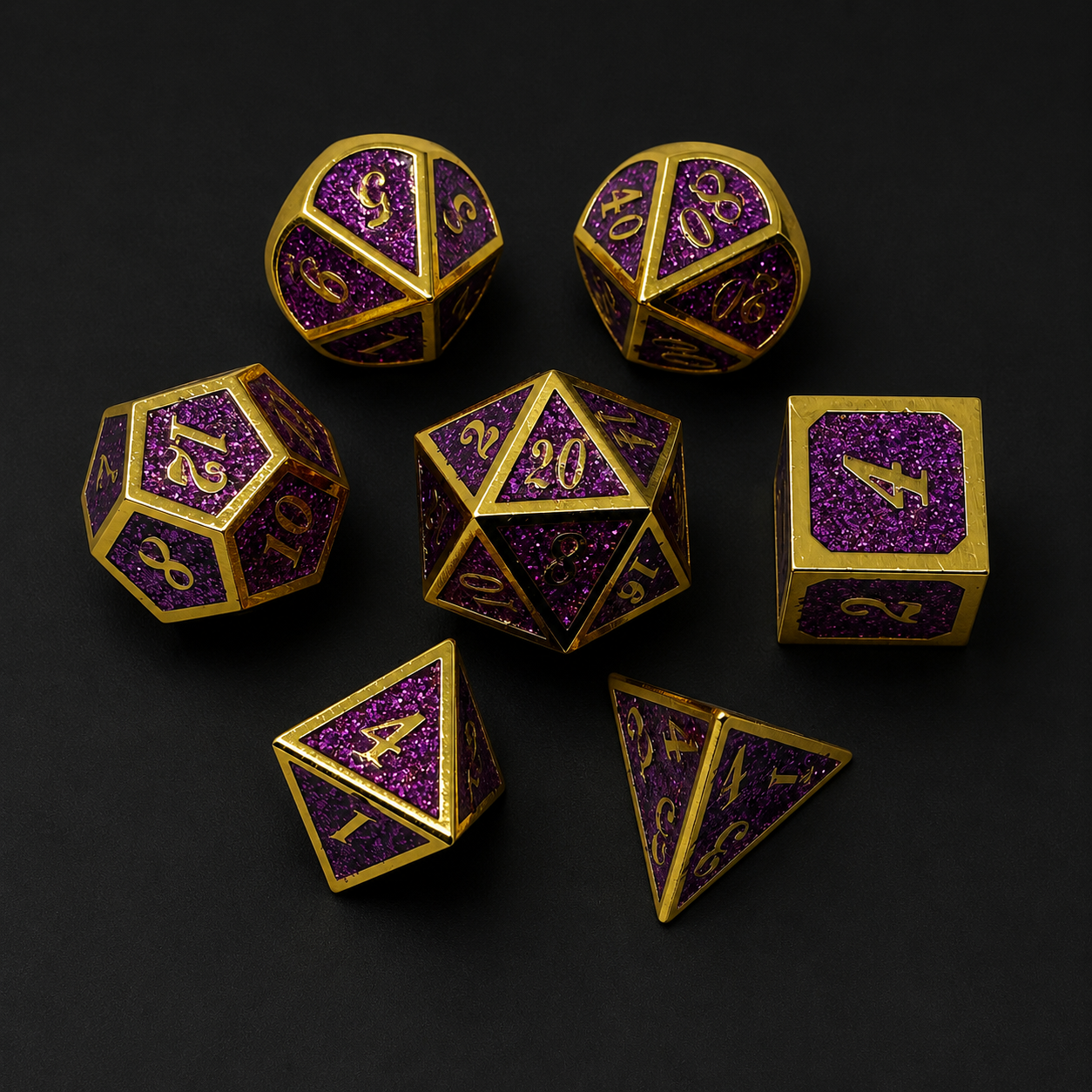 Royal Scarlet - Metal Dice