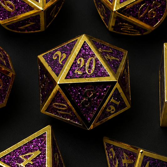 Royal Scarlet - Metal Dice