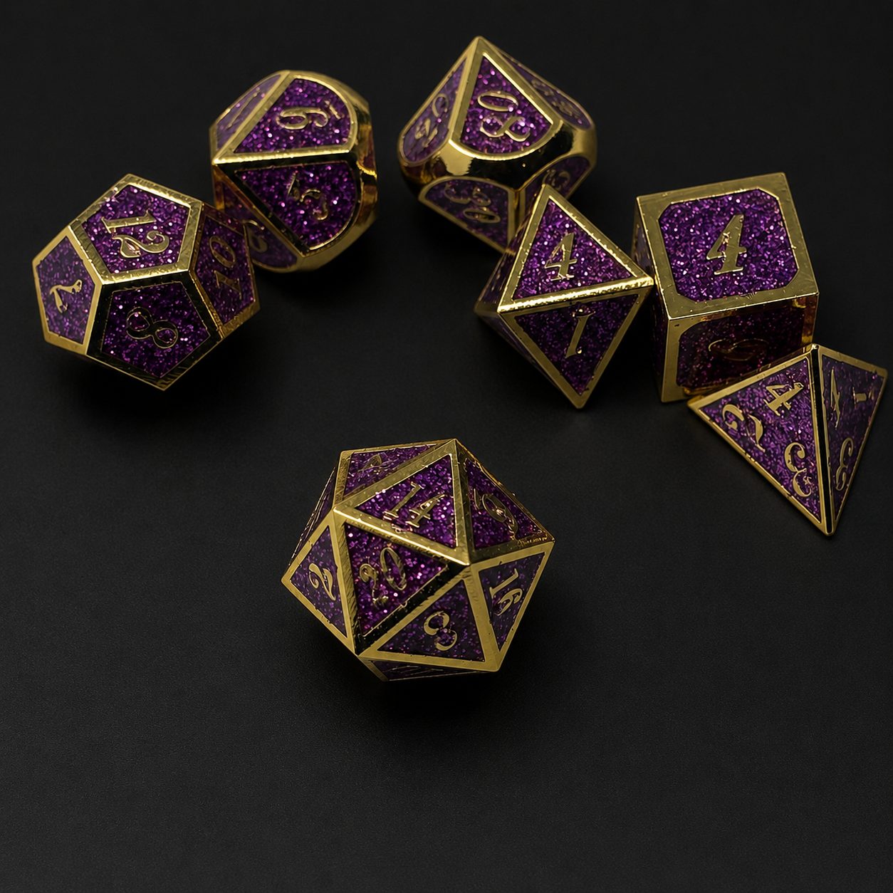 Royal Scarlet - Metal Dice