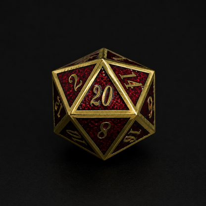 Crimson Lattice - Metal Dice