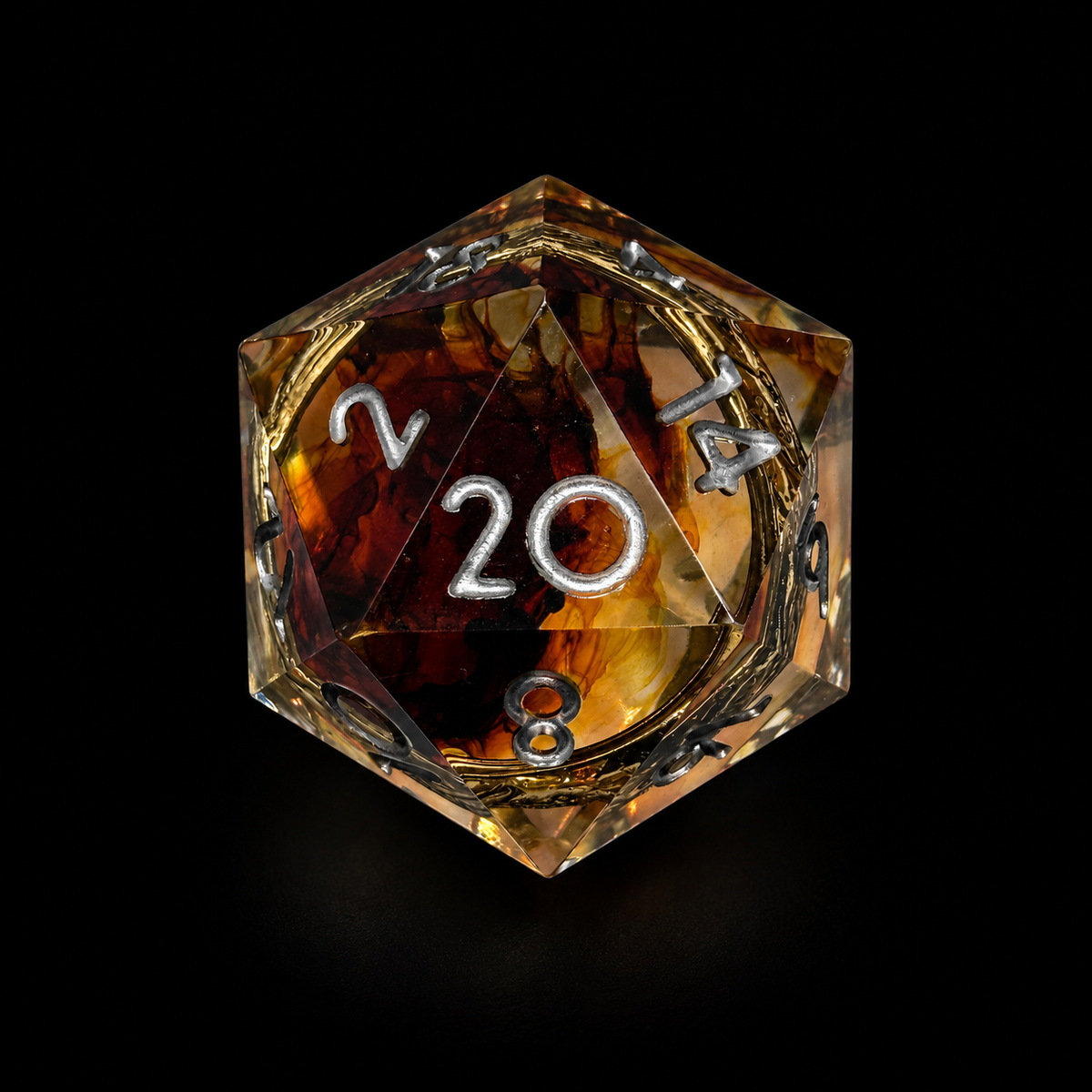Amber Rings - Sharp Edge Resin