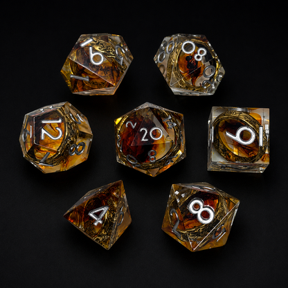 Amber Rings - Sharp Edge Resin