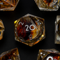 Amber Rings - Sharp Edge Resin