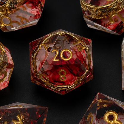 Crimson Rings - Sharp Edge Resin