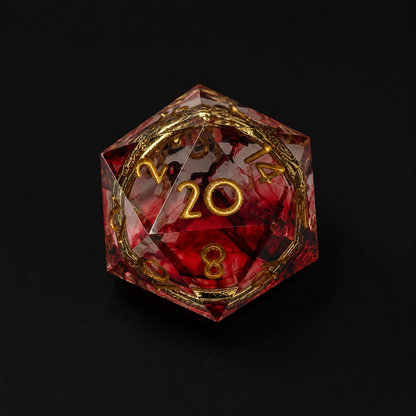 Crimson Rings - Sharp Edge Resin