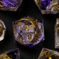 Amethyst Rings - Sharp Edge Resin