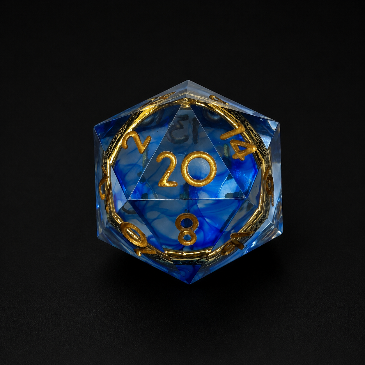 Sapphire Rings - Sharp Edge Resin
