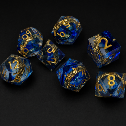 Sapphire Rings - Sharp Edge Resin