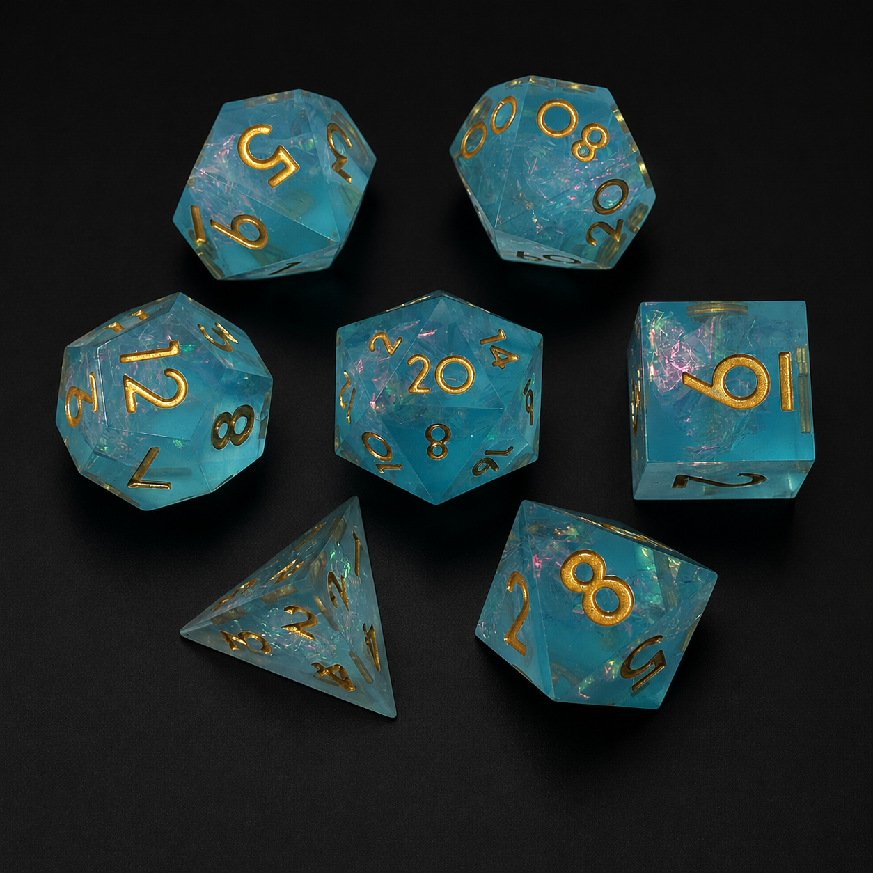 Gilded Tides - Sharp Edge Resin