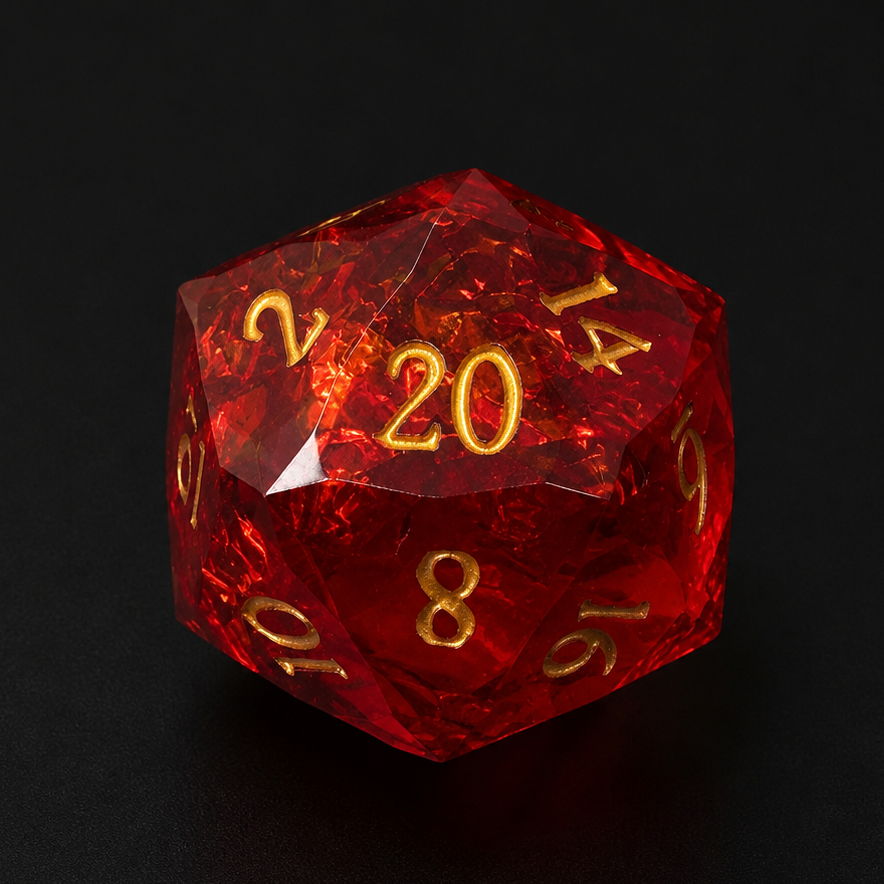 Inferno Rift - Gem Cut Resin