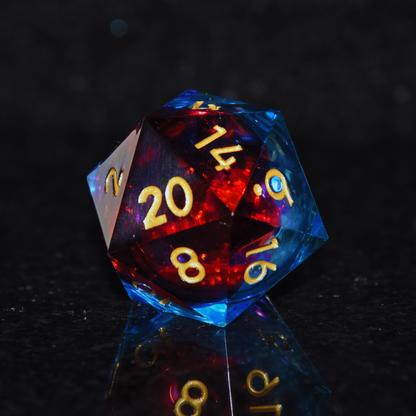 Liquid Core Crimson Galaxy