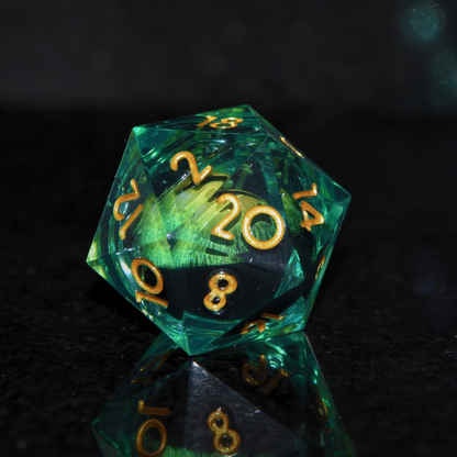 Liquid Core Emerald Dragons Eye