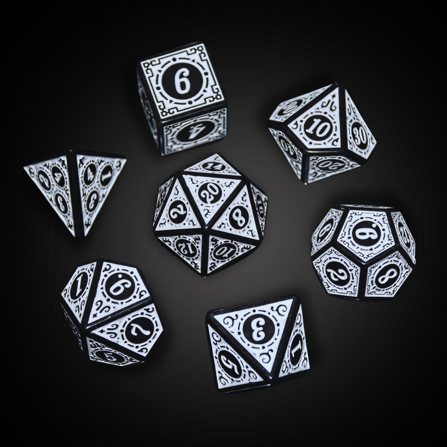 Runes of Shadowlight - Acrylic Dice