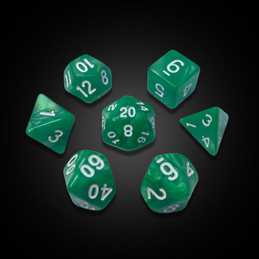 Jade Pearl - Acrylic Dice