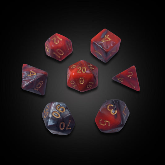 Hellforge Ash - Acrylic Dice