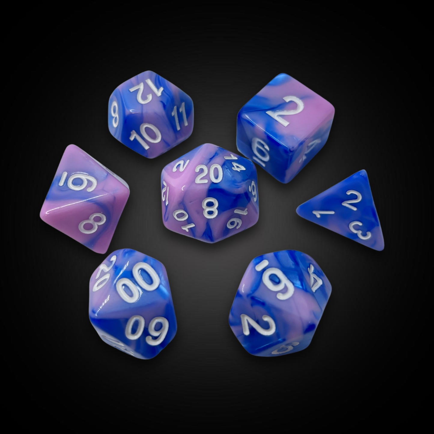 Aqua Vitae - Acrylic Dice