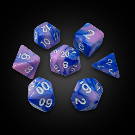 Aqua Vitae - Acrylic Dice