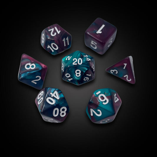 Verdant Vial - Acrylic Dice