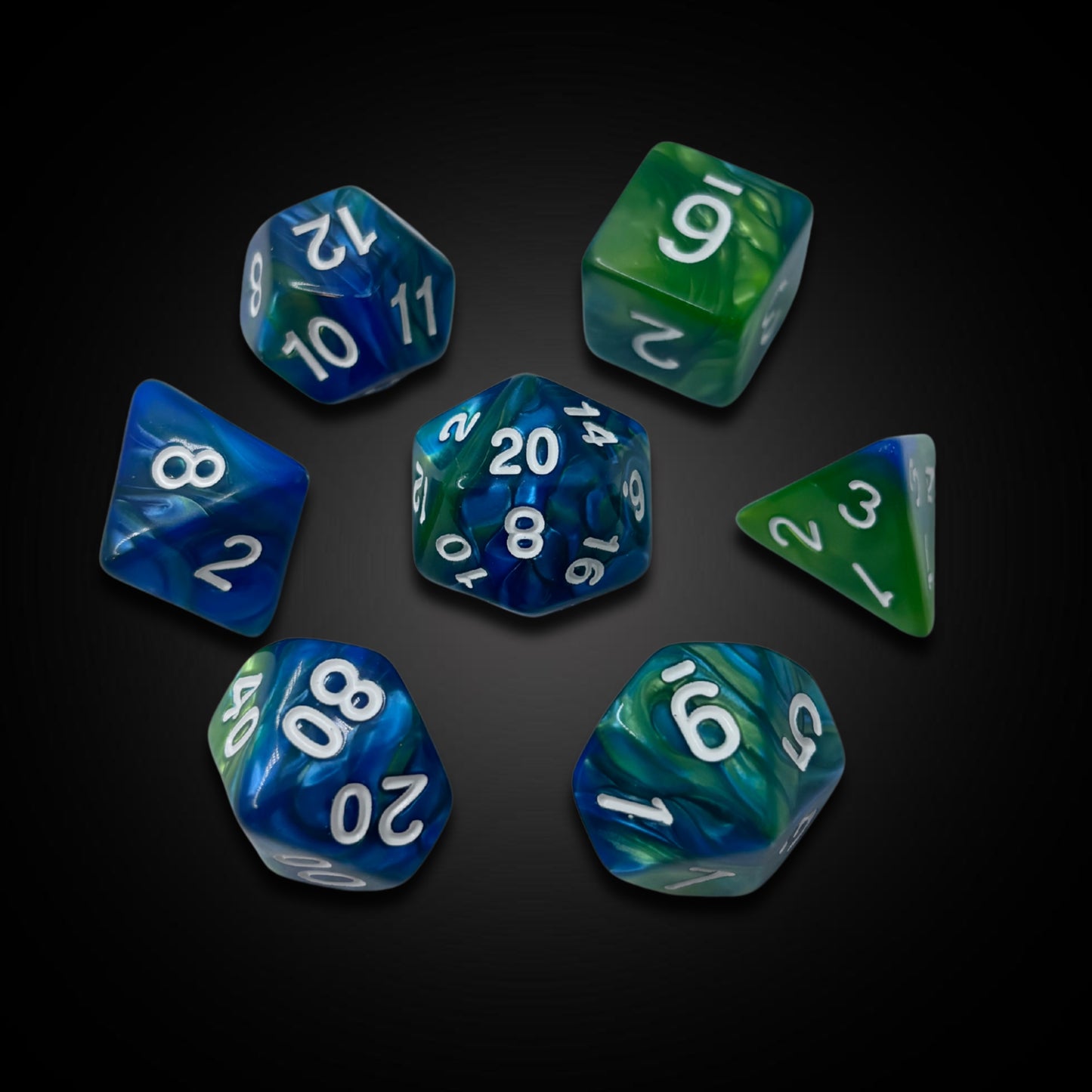 Sylvan Spirit Sap - Acrylic Dice