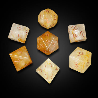 Crystal Glacier Shard - Gemstone Dice