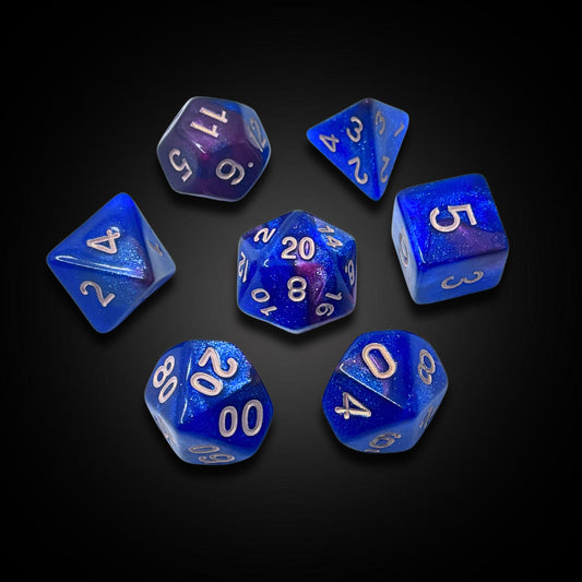 Seraphic Radiance - Acrylic Dice