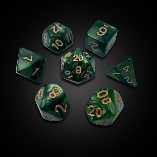 Emerald Pearl - Acrylic Dice