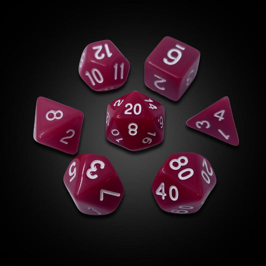 Ruby Red - Acrylic Dice