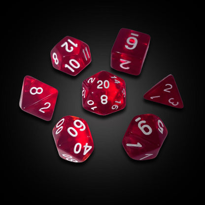 Bloodglass - Acrylic Dice
