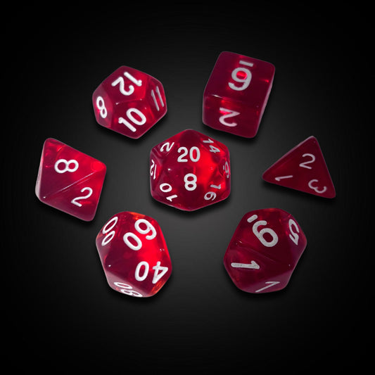 Bloodglass - Acrylic Dice