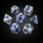 Azure Splash - Acrylic Dice