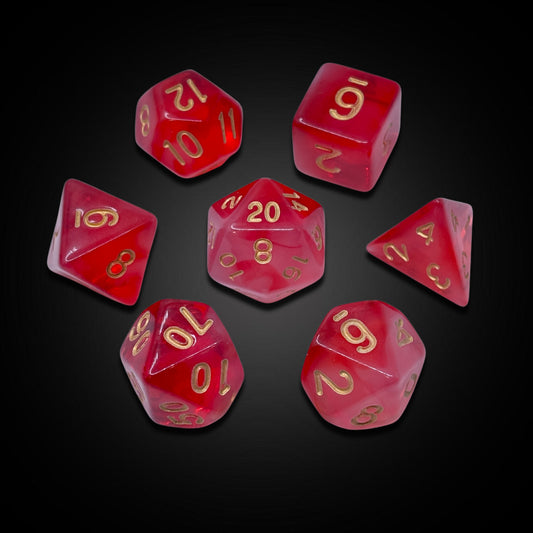 Crimson Sovereign - Acrylic Dice