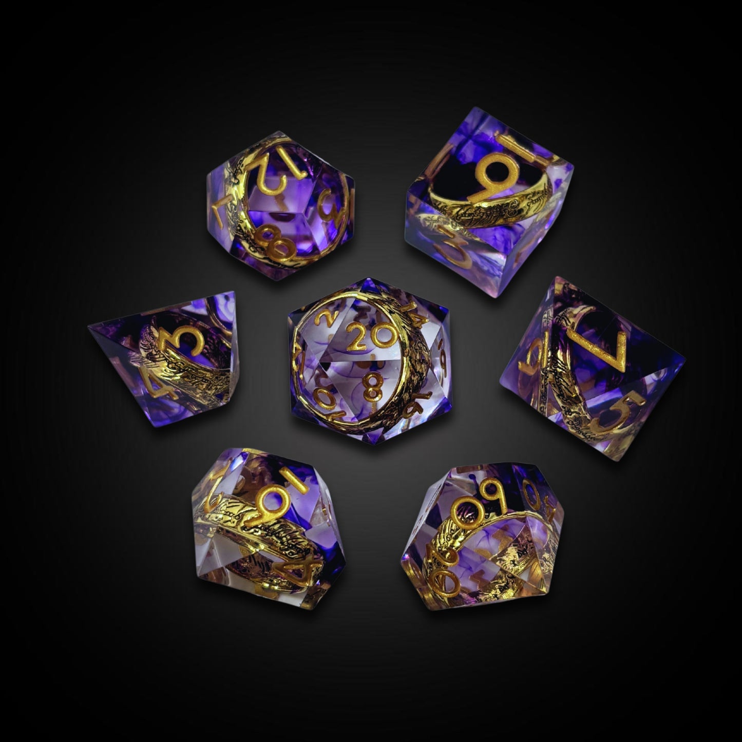 Rings of Power Purple - Sharp Edge Resin