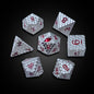 Silver Dragon's Eye - Metal Dice Set