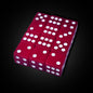 Crimson Red - Acrylic D6 Set
