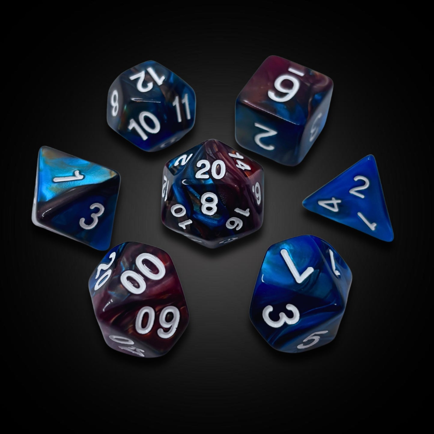 Molten Rune - Acrylic Dice