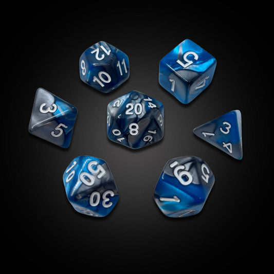 Glacial Horizon - Acrylic Dice
